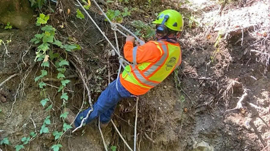 Five-Minute Meeting: Preventing Falls on Steep Terrain